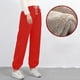 thumbnail image 2 of Pantalones deportivos Harun de mujer con forro de cordero para otoño-invierno, gruesos, holgados, cálidos e informales, 2 of 5