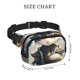 thumbnail image 4 of Fotbe Exotic Blue Cat Cangurera Cuadrada con Estampado de Doble Capa, Bolsa de Cintura Ajustable Mini para Hombres y Mujeres, 4 of 9