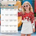 thumbnail image 7 of DISNIMO Snowman Snowflake Print Girls Crop Tops Crew Neck Cropped Sweatshirt Fashion Loose Pullover Tops Soft Casual Girls Crop Tops Clothes, 7 of 7