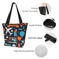 thumbnail image 6 of Fotbe Creative Transport Pattern Beach Tote,Shoulder Handbag,Spacious Tote Bag,Lightweight Travel Bag,Versatile Shopping Bag, 6 of 9