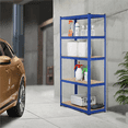 thumbnail image 3 of Yaheetech Metal 5 Tier Storage Rack with Adjustable Shelves, Blue, 3 of 9
