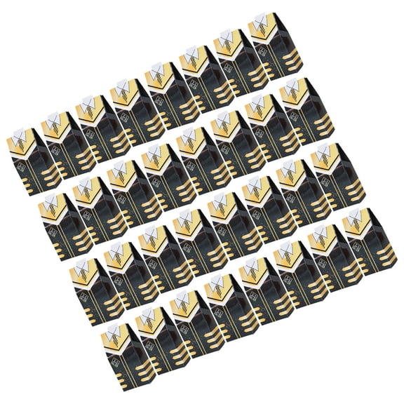 CRILSTYLEO Black Graduation Candy Boxes Multi-Function Containers 50Pcs