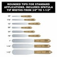 thumbnail image 2 of Albion Engineering 258-G01 9-Piece Classic Spatula Set in Tool Wrap Navy, 2 of 4