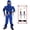Blue, variant on Ninja Costume Kids Ninja Muscle Costumes Boys Ninja Set Accessories Best Children Gift(kids)