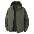 thumbnail image 4 of JTieacloth Men's Outerwear Jackets Men's Lightweight Hooded Jackets Casual Outdoor Coats Versatile Windbreakers For Students Travel And Everyday Wear Green, 4 of 4