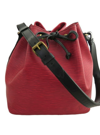 Louis Vuitton Noe Black Stitching Gm in Red