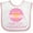 White and Pink, variant on Inktastic Babys 1st Hanukkah Girls Baby Bib