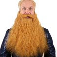 thumbnail image 1 of Disfraz FantaLook de barba falsa de 45 cm de largo para Halloween y adultos, 1 of 9