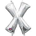 thumbnail image 1 of ANAGRAM INT 16" LETTER X SILVER, 1 of 1