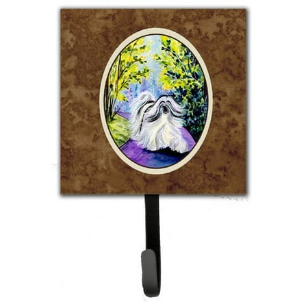 Caroline's Treasures Tibetan Terrier Leash Holder and Wall Hook