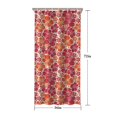 thumbnail image 5 of Pioneer Flower Floral Print Pattern Shower Curtain 36"x72" ,Bathroom Decorative Shower Curtains Set with 12 Hooks,Modern Waterproof Washable Shower Curtain, 5 of 6