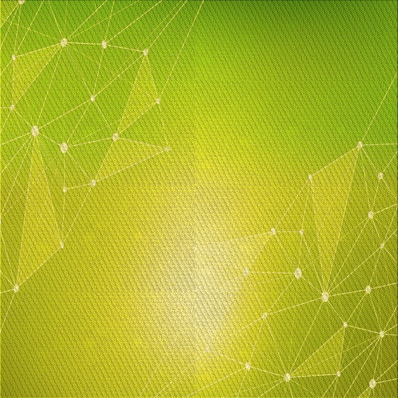 Ahgly Company Machine Washable Indoor Square Transitional Pistachio Green Area Rugs, 4' Square