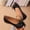 Black, variant on Womens Ballet Flats, Peep Toe Wide Width Soft Sole Summer Casual Comfortable Sandals Black US8.5