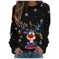thumbnail image 1 of Ladies Fashion Casual Fit Comfortable Pullover English Letter Printed Hoodie, 1 of 4