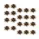 thumbnail image 3 of 20PCS Accesorios de bricolaje Cuentas de loto Tapas de flores Colgantes Encantos Espaciadores huecos Tapas de extremo para joyería Collar Fabricación de pulseras (Verde antiguo), 3 of 5