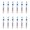 Blue, variant on 12 Pcs Waterproof Paint Marker Oil Based Paint Pen Quick-Drying Glass Pen Gold Permanent Marker for Metal Plastic