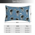 thumbnail image 2 of Salouo Cute Cartoon Astronaut Pattern Pillow Cases,1PC Pillow Covers with Envelope Closure Decorative Pillow Case for Bed Couch,Pillows Not Included-14"x20", 2 of 6