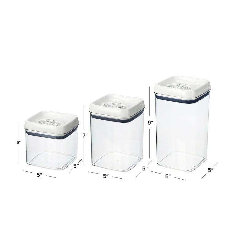 Better Homes & Gardens Flip-Tite Square Containers, 3 Pack photo 4