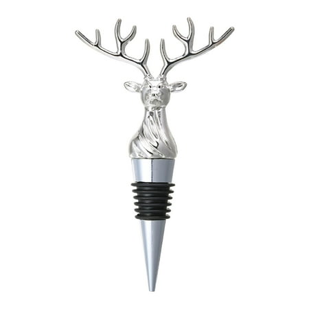 

Christmas Decorations Savings! Dvkptbk Alloy Wine Bottle Stopper Christmas Tree Red Wine Stopper Wine Stopper Metal Red Wine Stopper