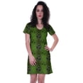 thumbnail image 5 of Moomaya Printed MidiDressFor Women Short Sleeves Above Knee-Length Summer Casual Dresses, 5 of 5
