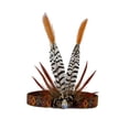 thumbnail image 4 of Diadema de plumas indio Fascinator indio Sombrero Decorativo Estilo nacional Corona para de danza gitana Mardi Gras Fiesta de Estilo A Salvador Banda para el cabello, 4 of 8