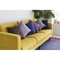 thumbnail image 2 of Surya Solid Luxe HH-034 22 x 22" Square Fabric Pillow Kit in Charcoal, 2 of 2