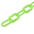 thumbnail image 4 of Unique Bargains 0.2' Diameter 49Ft Length Plastic Chain Barrier, Safety Link Chain Stanchion for Crowd Control, Green, 4 of 6