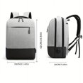 thumbnail image 2 of Backpack Men's Computer Backpack New Simple Fashion Business Backpack Trendy Travel Casual Student Schoolbag, 2 of 5
