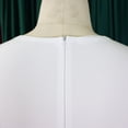 thumbnail image 5 of AURA Plus Size Bodycon Midi Dress Ruffle Detail High Waist Crewneck Short Sleeve Elegant Summer Office Dress with Zipper, 5 of 9