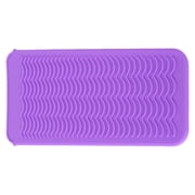 Heat  Mat For Curling Irons, Silicone Pouch For Curling Irons, Hair Straightener, Flat Irons, Hairdressing Tool, Non Slip  Storage Bag, Curling Iron Holder
