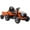 Orange, variant on Qaba Kids Ride On Tractor with Trailor, 12V Kids Ride on Car, Blue