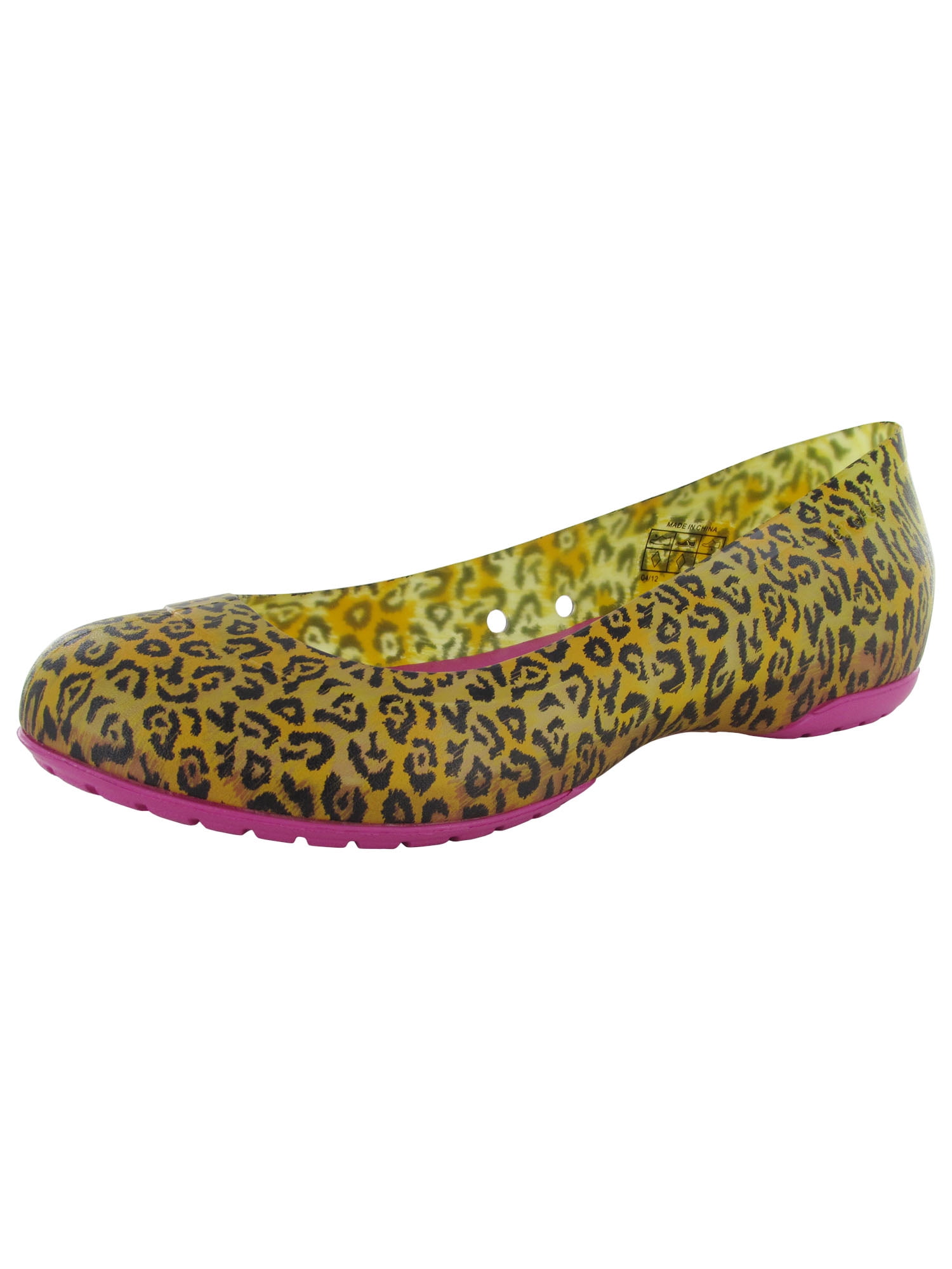 leopard skin crocs