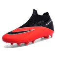 thumbnail image 1 of AFFINEST, zapatos de fútbol para hombre, botas de fútbol de tobillo alto para adultos, calzado deportivo de entrenamiento de hierba, zapatillas de deporte Yj2090-1, 1 of 3