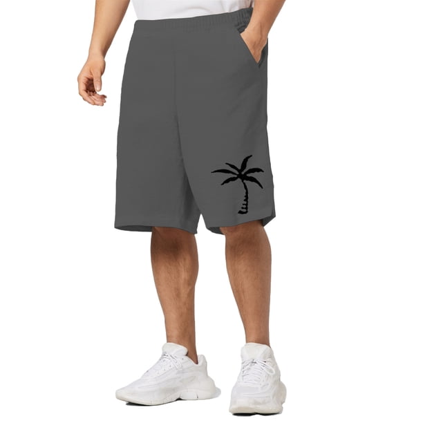 WILLBEST Pantalones Cortos de Playa de Verano para Hombre con Estampado de Árboles, Pantalones Cortos Deportivos Informales para Actividades Oceánicas y Deportes Al Aire Libre.