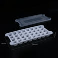 thumbnail image 3 of XEOVHV Ice Cube Tray, Stackable Ice Trays for Freezer with Lid and Bin, Easy Release 32 Nuggets Ice for Chilling Cocktails Whiskey Tea Coffee Cool Drinks, 3 of 6
