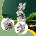 thumbnail image 1 of Decoración de jardín plana 2D que representa a una niña, estaca para maceta, fácil instalación, adorno para césped, decoración de jardín para, 1 of 8