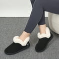thumbnail image 7 of Ecetana Womens Slippers Faux Fur Warm House Shoes Fuzzy Memory Foam Closed Back Slippers, 7 of 7