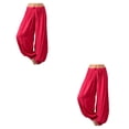 thumbnail image 2 of Qarigey Pantalones deportivos de pierna ancha para mujer entrenamiento de Rojo XXL 2Conjunto, 2 of 6