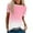Pink, variant on Scyoekwg Womens Summer Tops Cute T Shirts Trendy Ladies Blouses Dressy Casual Going Out Tops Short Sleeve Womens Summer Fashion Loose