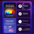 thumbnail image 4 of Sync LED Strip Light, LED Ambient Light Strip Real ReconociMiento de Reconocimiento y Juego Rich Visual Experience Para Pantalla de Escritorio de 34 Pulgadas, 4 of 7