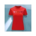 thumbnail image 1 of Playera Blusa Con Estampado De Corazones Ropa Para Mujer Color Rojo Talla Chica Marca Emil SaEs, 1 of 4