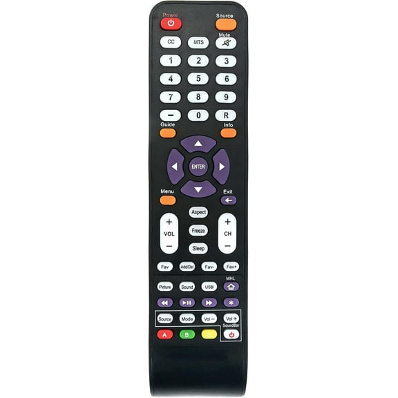 New remote control 142021270009C for SCEPTRE TV U650CV-UMK E195BV-SMQR E325BV-FMD E485BV-FMQR E505BV-FMQC X322BV-HDR X325BV-FMDR