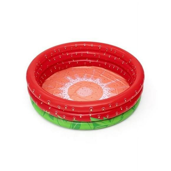 H2OGO 8066504 63 x 63 x 15 Po. 103 gal Piscine Gonflable Ronde Multicolore Bestway