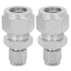 thumbnail image 1 of Adaptadores de conexión por compresión de acero inoxidable, conectores de doble casquillo para tuberías de 6 a 14 mm, unión recta, 1 of 8