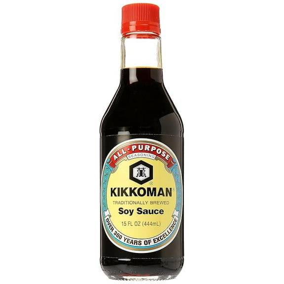 (1 pack) Kikkoman Naturally Brewed Soy Sauce, 15 oz