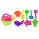 thumbnail image 4 of Children's Beach Play Set 14PC Sand Toys Made of Safe Plastic for Creative Fun, 4 of 5