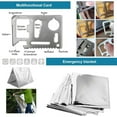 thumbnail image 3 of Survival kit, 13-in-1 emergency gear for camping and hiking. Tools for outdoor adventures, also a cool birthday gift., 3 of 17