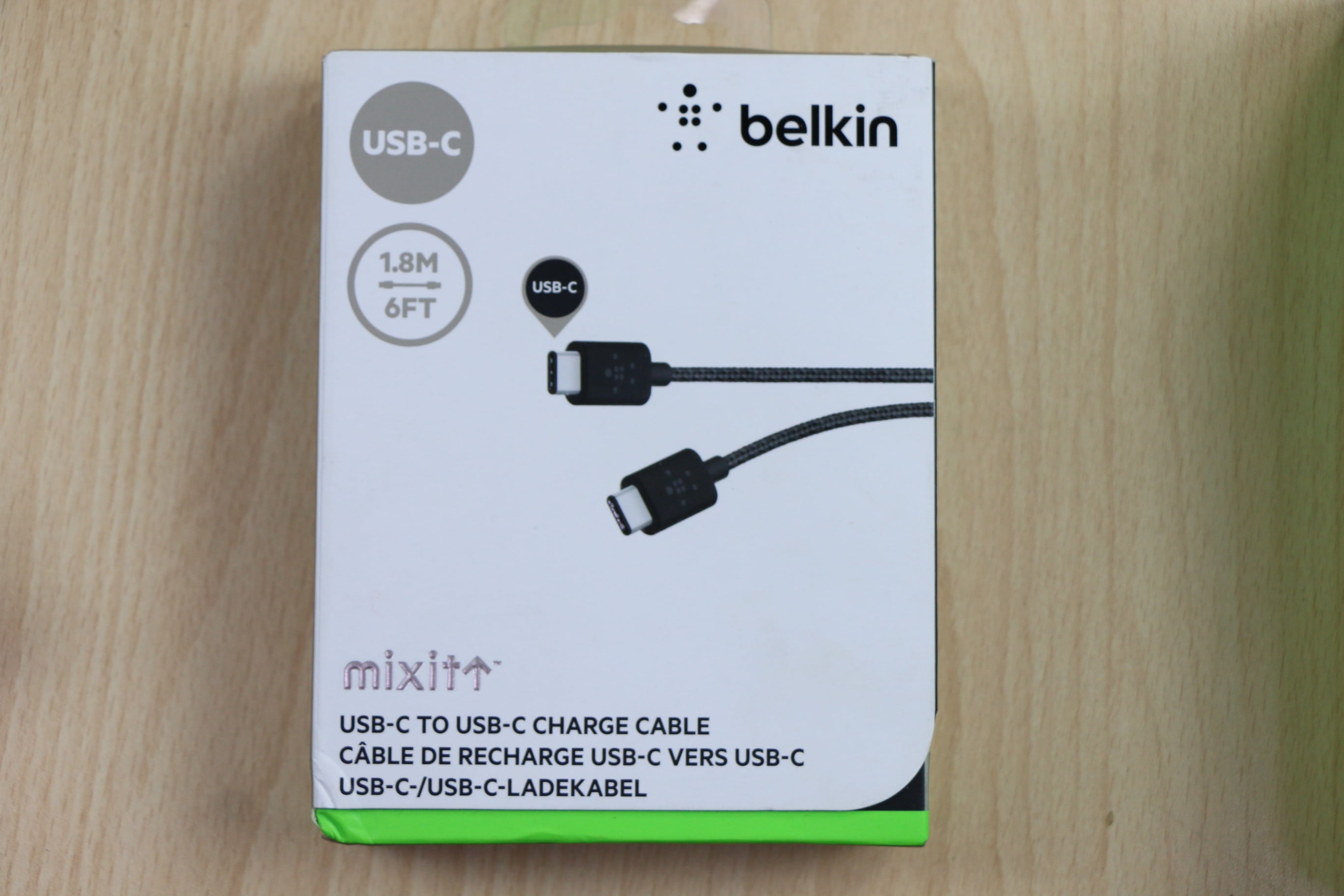 Refurbished Belkin F2cu061 05 Blk Metallic Black 5 2 0 Usb C To Usb C Cable Walmart Com