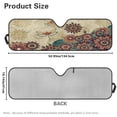 thumbnail image 7 of Yuyamidu Dragonfly Windshield Sun Shade for Jeep Wrangler JL 2/4 Door, Boho Flowers Front Window Sunshade for 2024 2025 Jeep Wrangler 4XE, 7 of 7