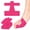 Pink, variant on Lethargic Pre-Cut Bunion Corrector Tape, 3.66 x 3.54 in Cotton Support Tape with Medical-Grade Hot Melt Adhesive, Pre-Cut Design for Daily Foot Care